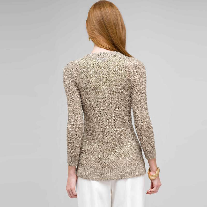 オープンフロントカーディガン, ストーン, large image number 1