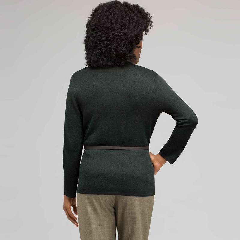 スタッドおよびベルト付きカーディガン, ローレル, large image number 1