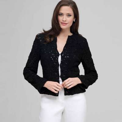 クルーネックジャケット